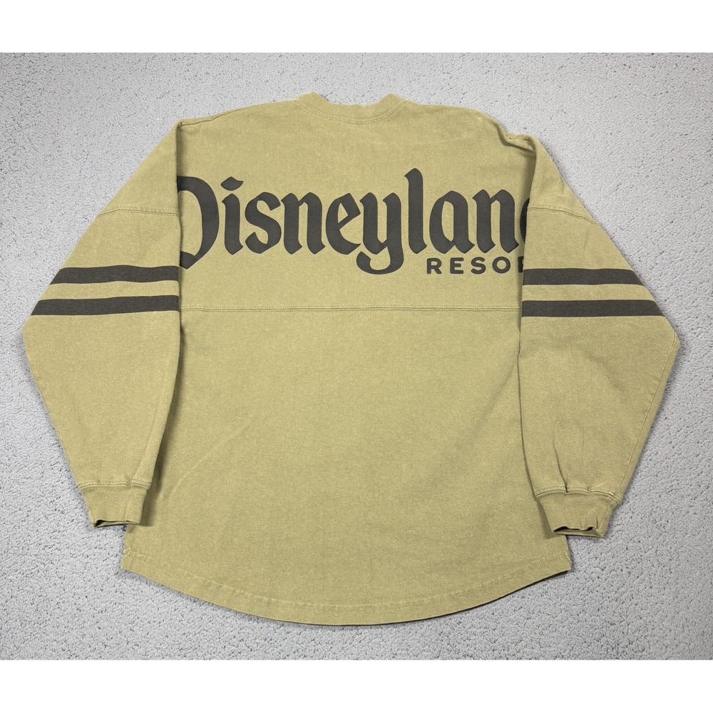 Disney Parks Spirit Jersey Sweatshirt Womens Small Green Disneyland Resort